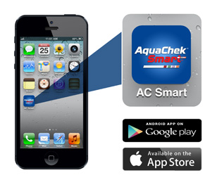 Aquachek Smart mobile phone pool and spa testing app